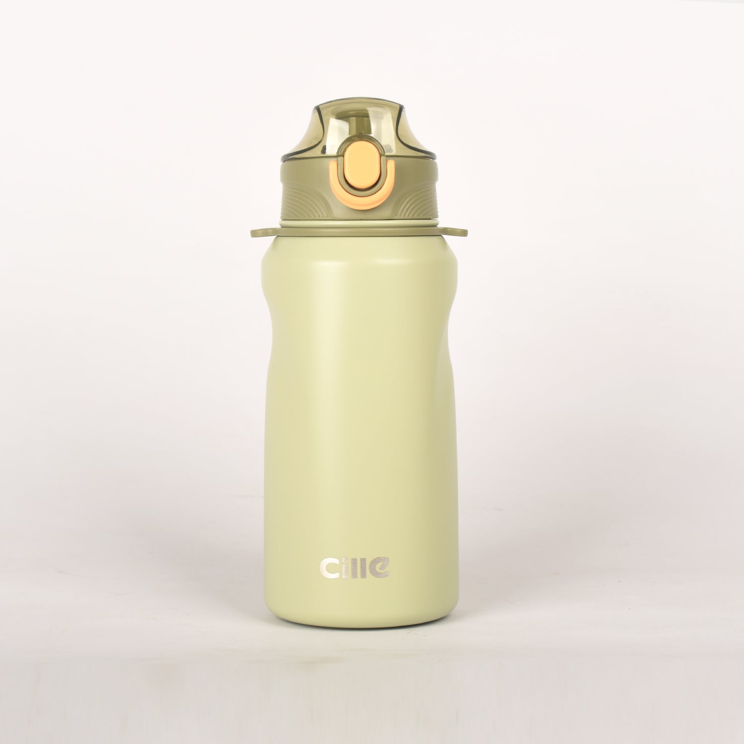CILLE Vaccum Steel Water Bottle XB-22134 Hot Cold 1000ml Green