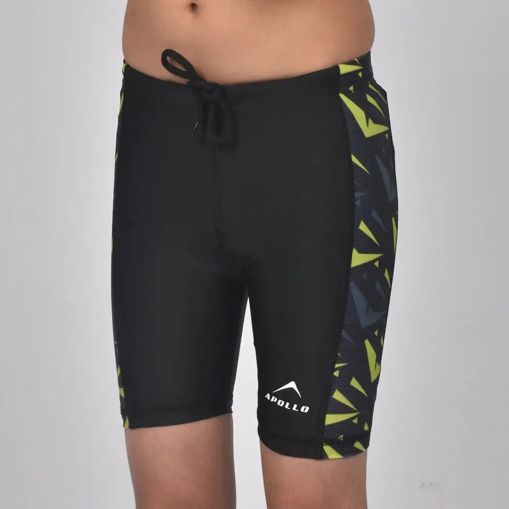 Apollo Swimming Jammer Short Boys Spandex Black 31SB25 Apollo Sports apollo-swimming-jammer-short-boys-spandex-black-31sb25-apollo-sports
