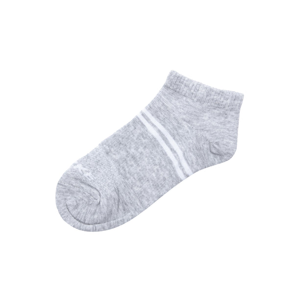 ERKE Women Sports Socks - Flat Ankle socks 12325212077-102 L.Heather Grey