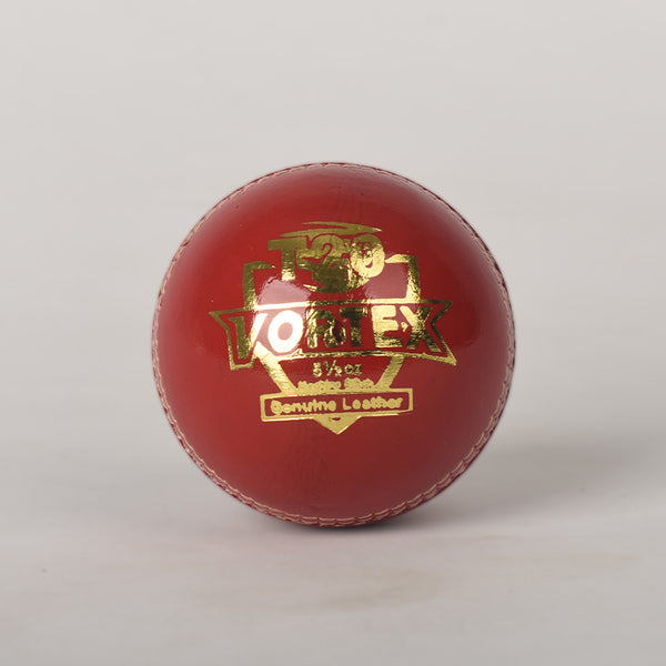 APOLLO Cricket Hard Ball - Vortex T20 for Match Red