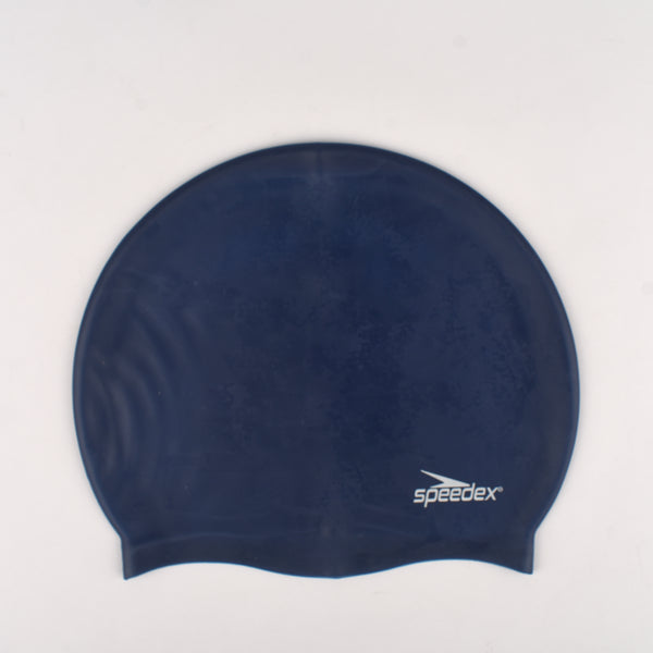 SPEEDEX Swiming Cap - Silicon Plain Moulded Cap SC-4602 Adult Navy
