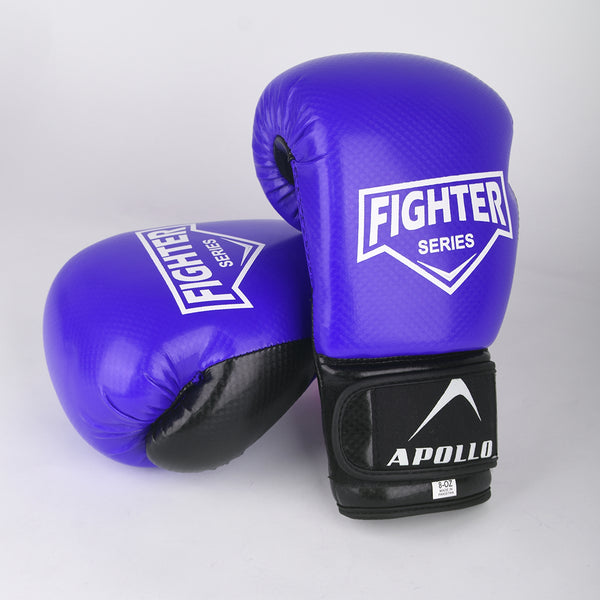 Apollo Boxing Gloves - Model No. 4BGRHX - Blue/Black