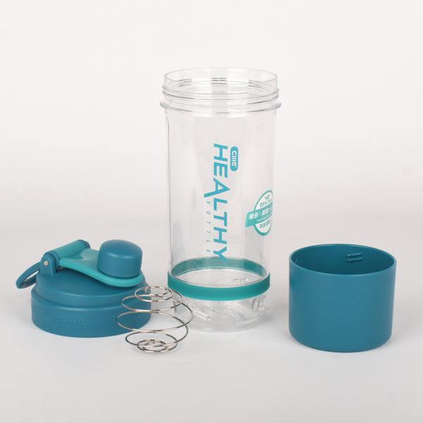 CILLE Sports Protein Shaker Water Bottle Plastic XL-1920 880ml BLUE