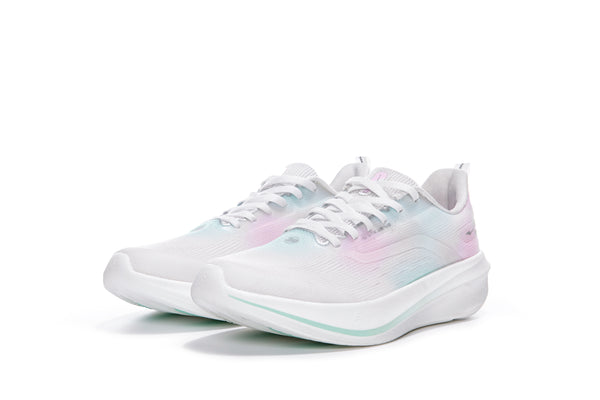 ERKE Women Running Shoes - 12125203010-008 White Pink