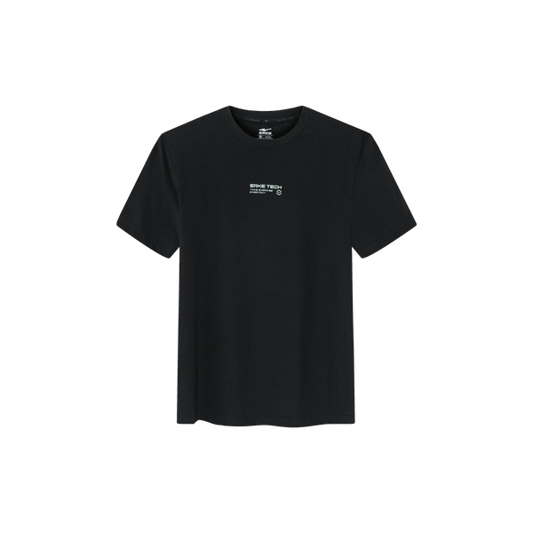 ERKE Men Crew Neck T.Shirt - 11225202016-003 Black