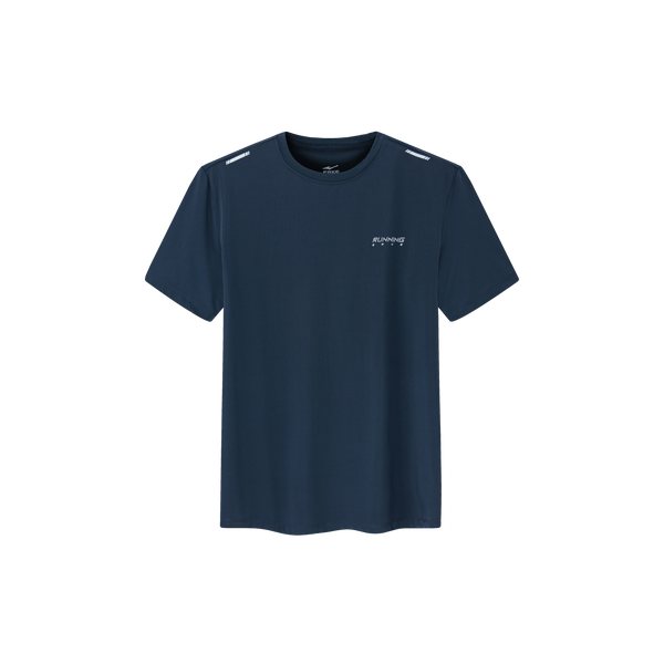 ERKE Men Crew Neck T.Shirt - 11225202059-604 Dark Foggy Blue