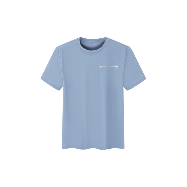 ERKE Men Crew Neck T.Shirt - 11225202368-602 Mist Blue