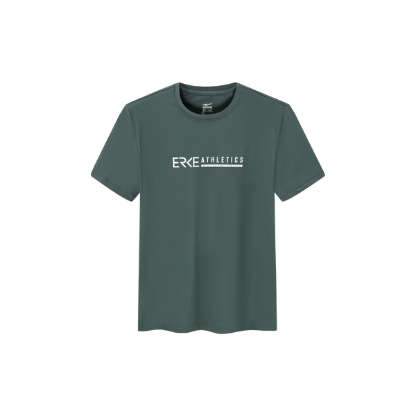 ERKE Men Crew Neck T.Shirt - 11225202084-505 Dark Green