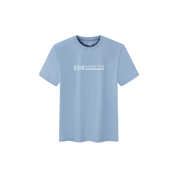 ERKE Men Crew Neck T.Shirt - 11225202084-602 Mist Blue