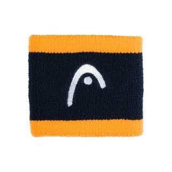 HEAD Wristband - Stripped 2.5 Nylon Navy/Yellow