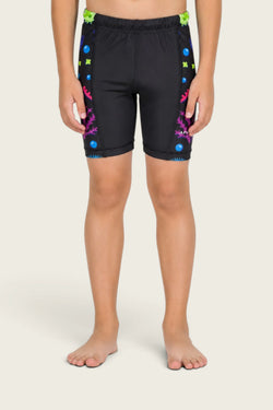 Apollo Boy's Swimming Jammer Shorts  - Black