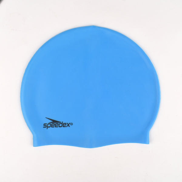 SPEEDEX Swiming Cap - Silicon Plain Cap Adult Sky Blue