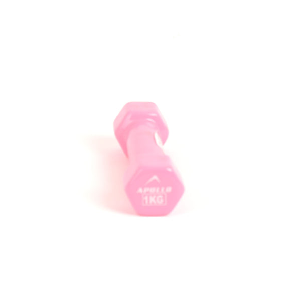 Apollo Vinyl Dumbbell - 2556 986 292910 PINK 1KG