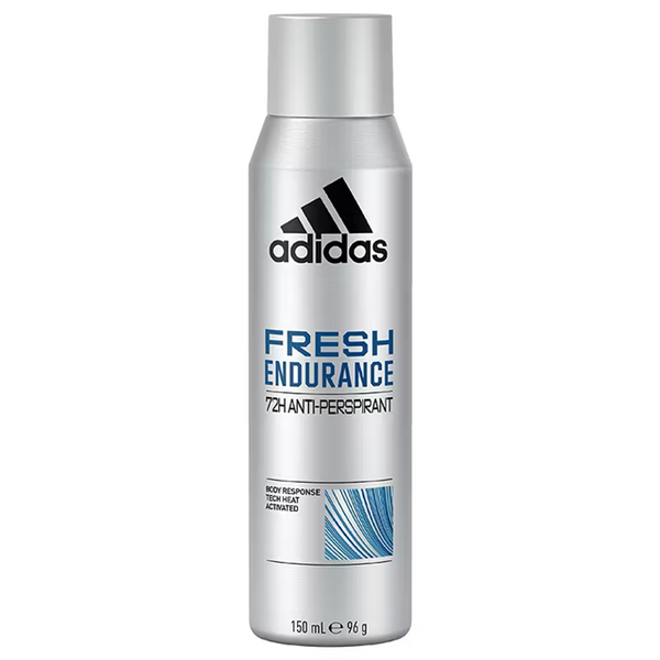 ADIDAS Mens Body Spray - Fresh Endurance 150ML Black
