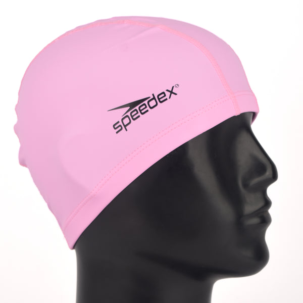 SPEEDEX Swiming Cap - PU Plain Cap SC-4608 Adult Pink