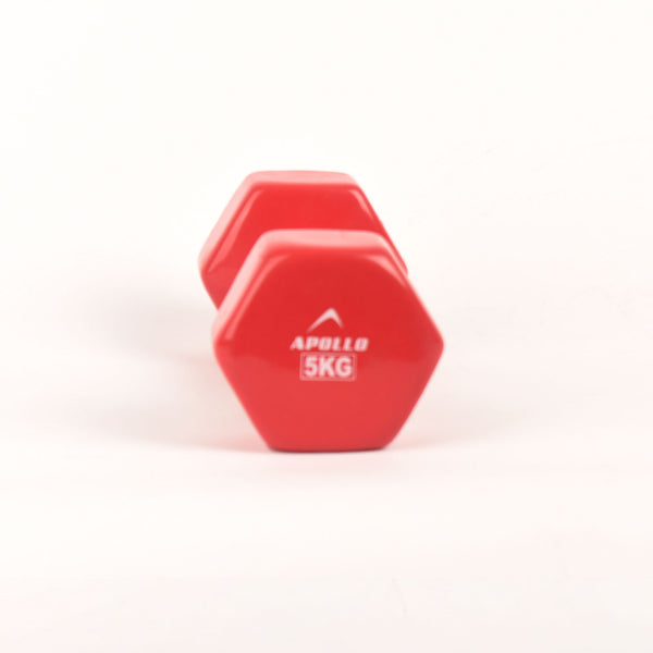 Apollo Vinyl Dumbbell - 2556 986 292910 RED 5KG