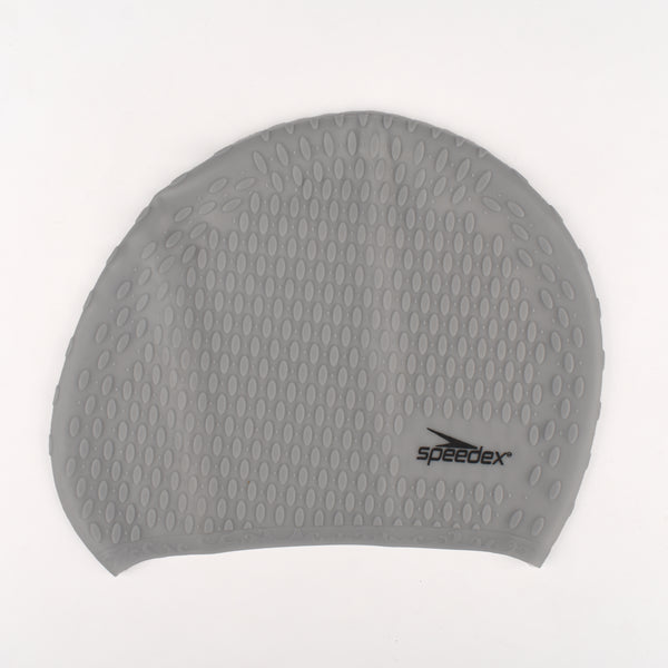 SPEEDEX Swiming Cap - Silicon Bubble Cap SC-4611 Adult Grey