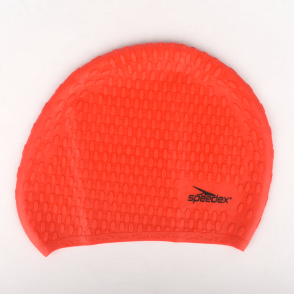 SPEEDEX Swiming Cap - Silicon Bubble Cap SC-4611 Adult Red