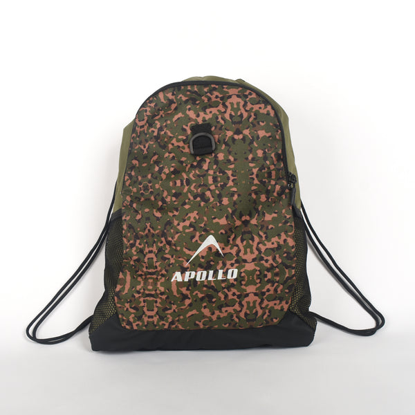 APOLLO Gym Drawstring Bag - 2556 321 291825 Green/Camouflage