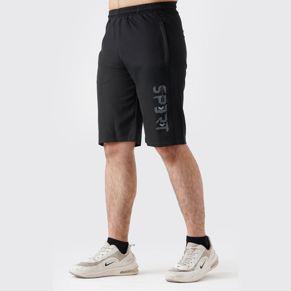 APOLLO Sports Short 11 Men's - Micro Twill Polyester 2511 101 050211 Black