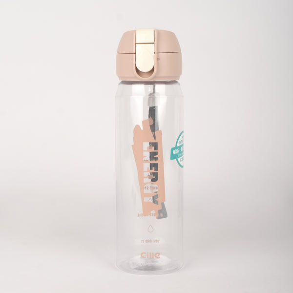 CILLE Sports Water Bottle - Tritan Plastic XL-1714 550ML Peach