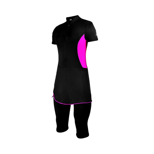 Apollo 01sg91 Girls Spandex Swimming Suit - Black/pink