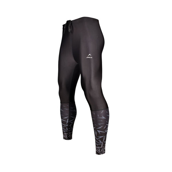 Apollo 01sm10 Mens Skinfit Swimming Tights- Black