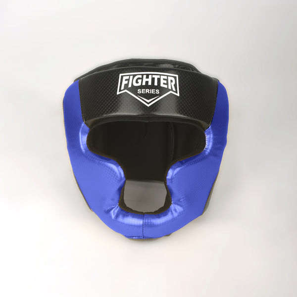 APOLLO Boxing Head Guard -  Blue/Black 4BHR60