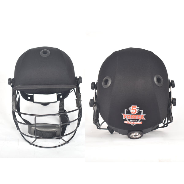 APOLLO Cricket Helmet - Vortex-05 With Adjusting System For Practice Matches -  Black