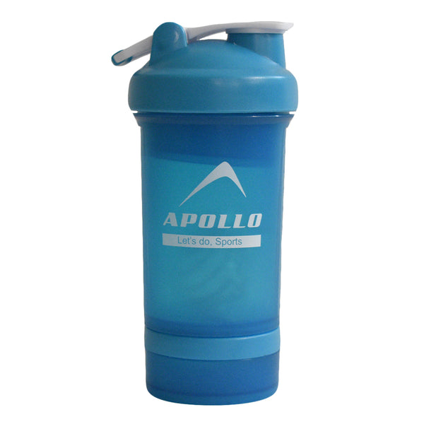 Apollo Protein Shaker bottle - Plastic Shaker 500 ml - Blue 2456 322 391445