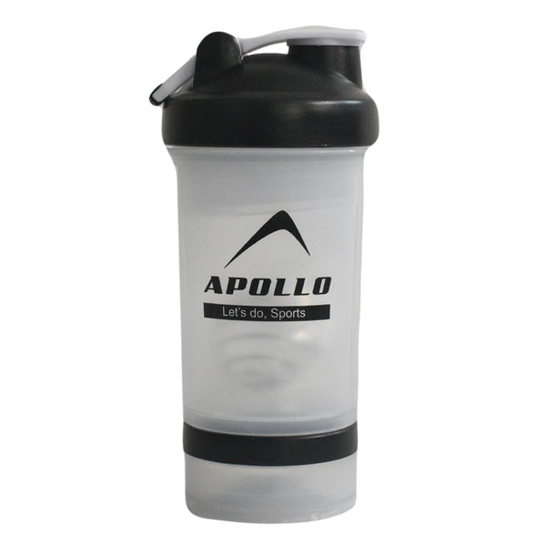 Apollo Protein Shaker bottle - Plastic shaker 500 ml -  White 2456 322 391445