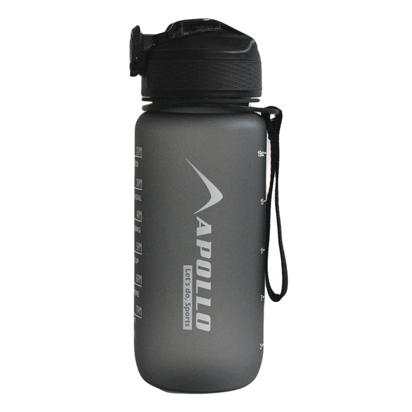 Apollo Sports Bottle - Plastic water Bottle- 600ml Black 2456 322 371405