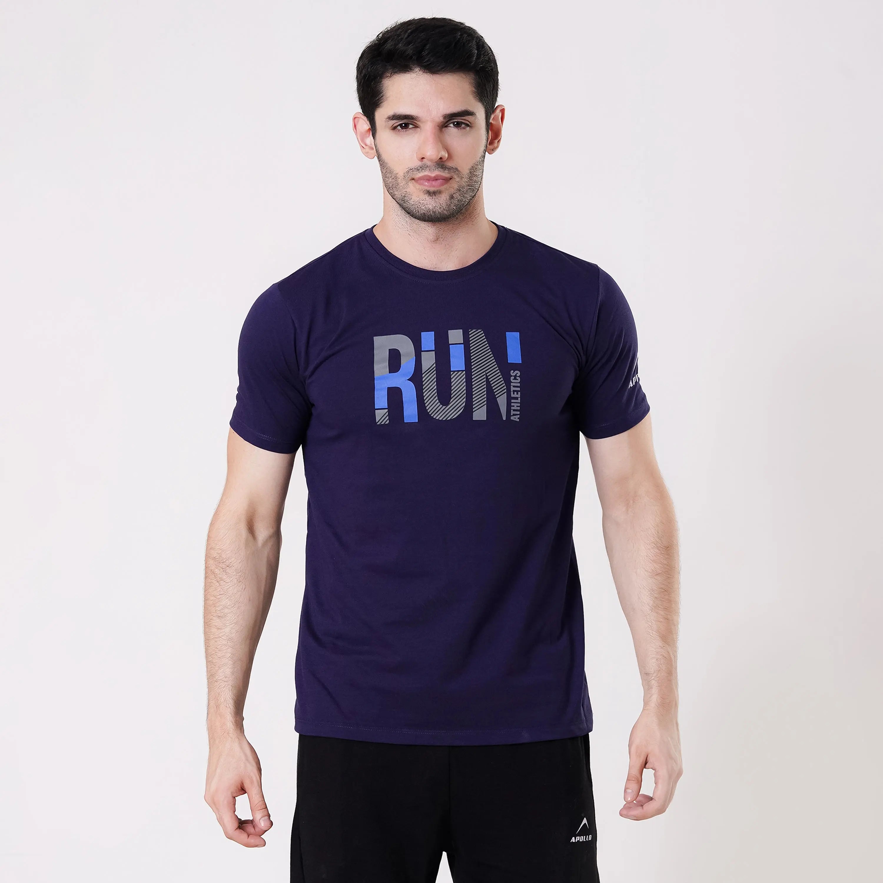 APOLLO Sports T-Shirt Mens - Cotton Navy 2411 100 020102 – Apollo Sports