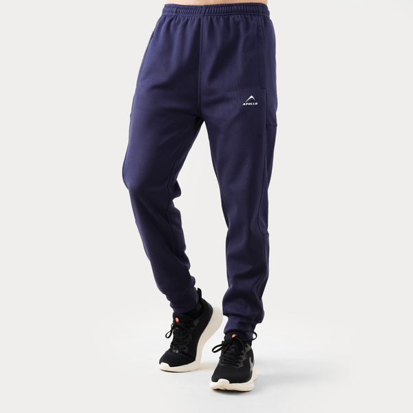 APOLLO Tracksuit Pant Mens – Polyester Fleece –  Navy 2411 100 060701