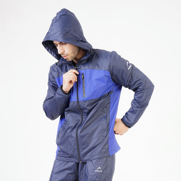 APOLLO Parachute Tracksuit Hoodie Mens - Navy 2411 100 110801