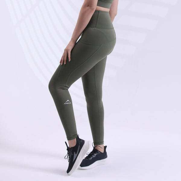 APOLLO Women Yoga Tight BD Lycra - Green 2412 100 080601