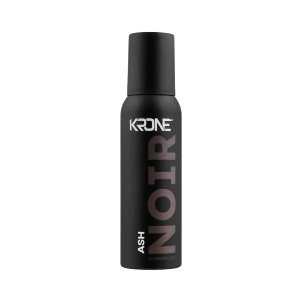 KRONE Noir Ash Gas-Free Body Spray, For Men & Women, 120ml