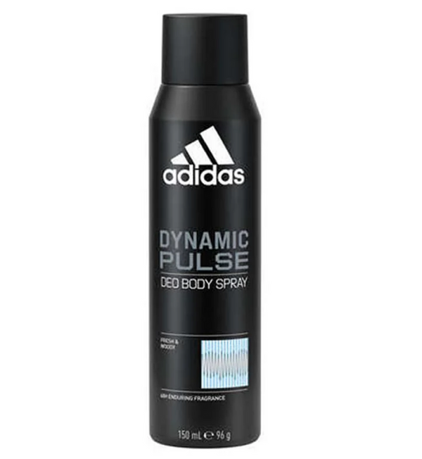 ADIDAS Mens Body Spray - Dynamic Pulse 150ML Black