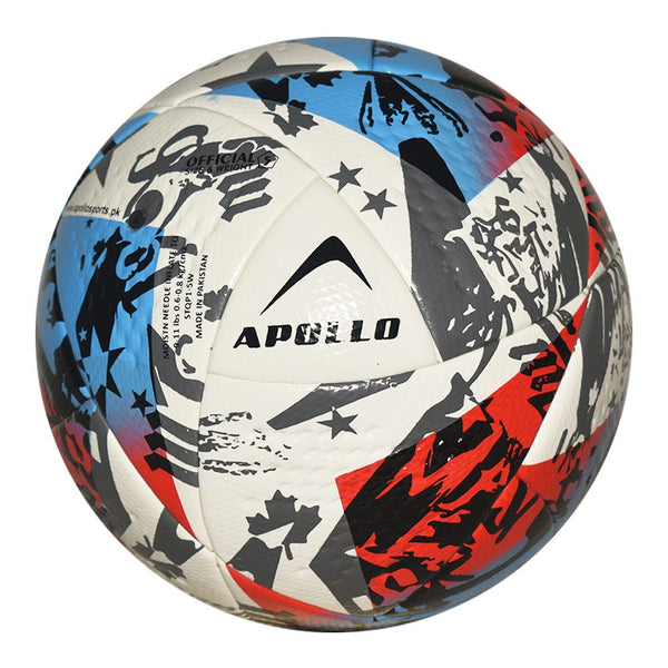 Apollo Football - Thermo Bonded - White/Blue Size 5 - Model No. 24165-4315-0909