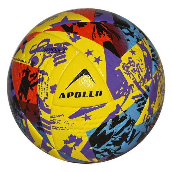 Apollo Football - Thermo Bonded - Yellow/Red Size.5 - Model No. 24165-4315-0909