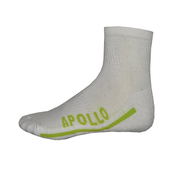 Apollo Sports Socks - Over Ankle Socks White/Green - 2411 324 460110