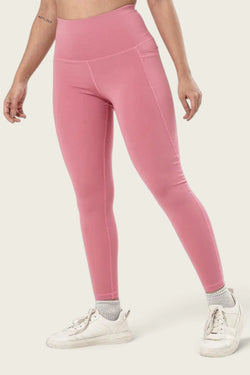 APOLLO Women Yoga Tight BD Lycra -Light Pink 32w925