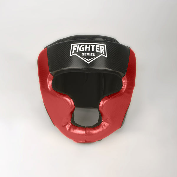 APOLLO Boxing Head Guard- Red/Black 1BHR60