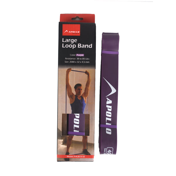 APOLLO Purple Resistance Band-Large Latex Loop Band 35-85LBS 1 Pcs 2456 988 341232
