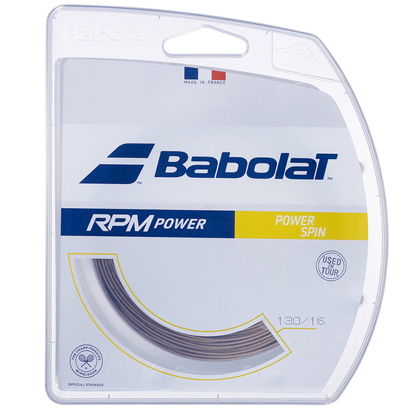 BABOLAT Tennis String - RPM Power 12M Black