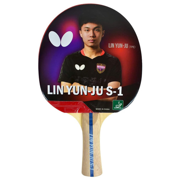 Butterfly Table Tennis Racket - Lin Yun-Ju S1 - Addoy Rubber