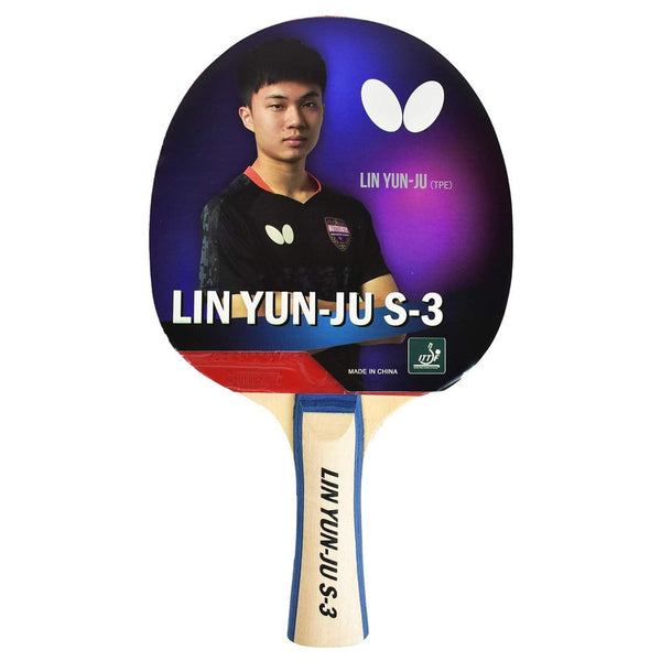 Butterfly Table Tennis Racket - Lin Yun-Ju S3 - Addoy Rubber