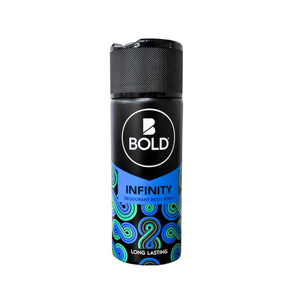 BOLD Mens Body Spray - Infinity 150ML Gas Deodrant Body Spray