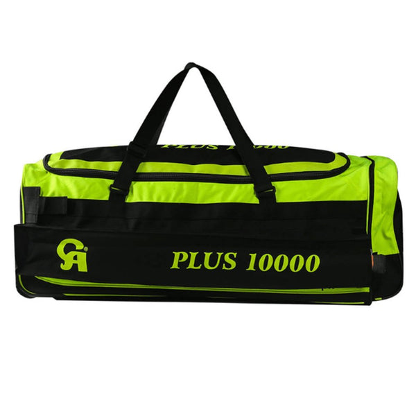 CA Cricket Kit Bag - Plus 10000 - With Wheels Black/Yellow