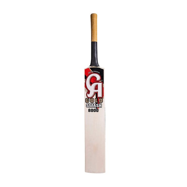 CA Cricket Tapeball Bat - Gold Smash 8000 - White